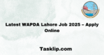 Latest WAPDA Lahore Job 2025 – Apply Online
